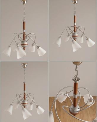 Lampadario a 5 coppe