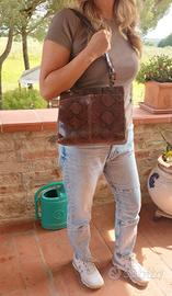 Borsa Vintage J.C. Twidd Co. in Vera Pelle