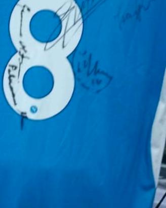 MAGLIA NAPOLI FIRMATA EPOPEA MARADONA