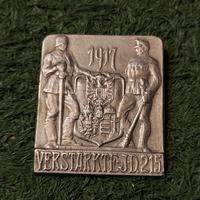 kappenabzeichen J.D.215 K.u.k 1917 ww1