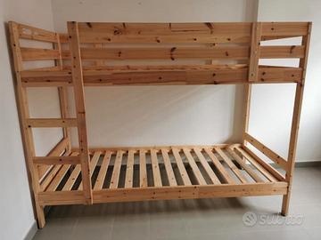 Letto a Castello IKEA MYDAL 90x200 Smontato