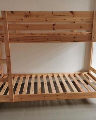 Letto a Castello IKEA MYDAL 90x200 Smontato