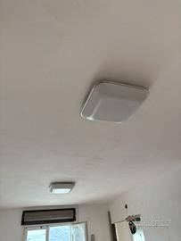 2 lampade LED per soffitto (come nuove)