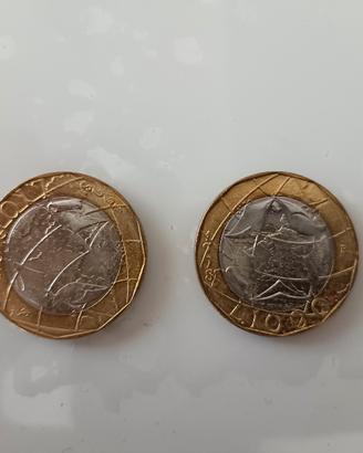 LottoMoneta 1000 Lire 1998 Varianti con Errori 4PZ
