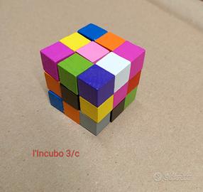rompicapo a cubo in legno 