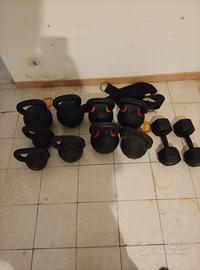 kettlebell e manubri