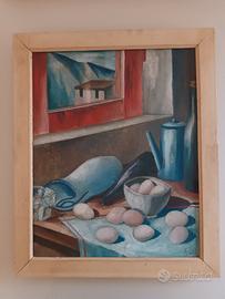 Marcello Scuffi - Olio su tela 50x35 - Natura Mort