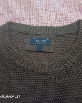 Maglione da uomo Armani Jeans XL verde militare