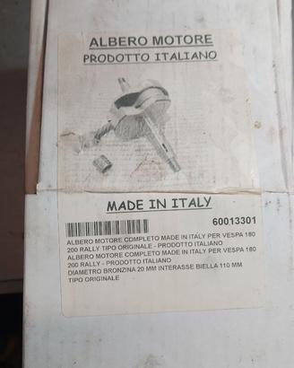 ALBERO MOTORE 180 200 RALLY
