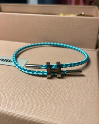 Bracciale Hermes corda azzurro