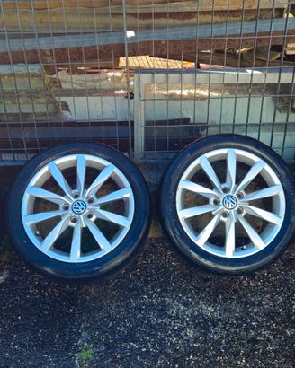 cerchi originali volkswagen con gomme estive