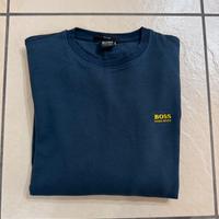 Felpa Hugo Boss originale blu scuro - Slim fit