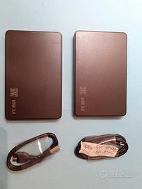 LOTTO DI 2 HD HITACHI ESTERNO USB 3.0 USATO DA 500