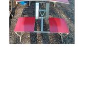 tavolo campeggio pieghevole anni 60'