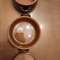  3 Tegamini in terracotta 