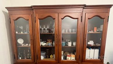 Vetrinetta in legno massello