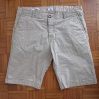Pantaloni in cotone beige corti uomo tg M nuovi