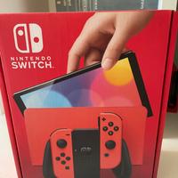 Nintendo switch oled rossa