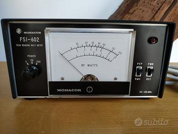 Rosmetro Wattmetro 50-150 MHz MONACOR FSI-602