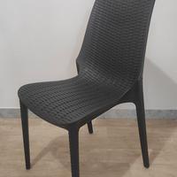 Set di 6 sedie Lucrezia Scab design antracite