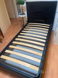 Letto singolo con contenitore