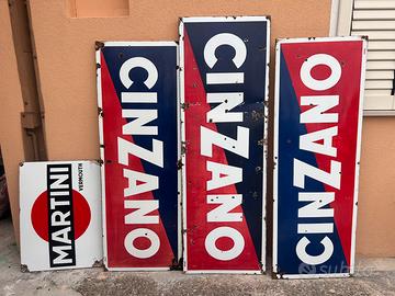 Insegna cinzano smaltata