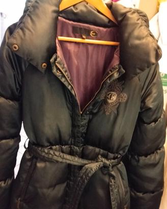 Cappotto piumino Roberto Cavalli petrolio
