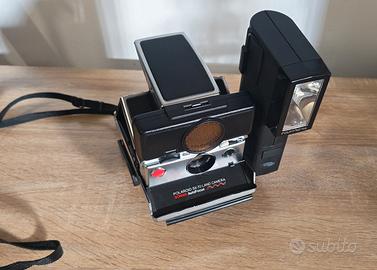 Polaroid sx70 sx-70 sonar con sonar flash e staffa