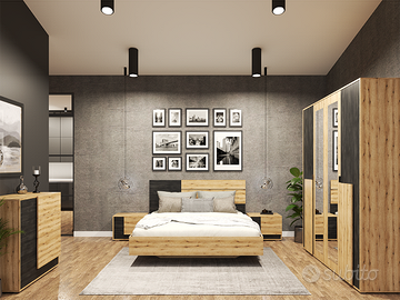 LETTO HOUSTON CON RETE INCLUSA!