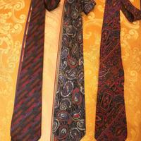 3 Cravatte Missoni in seta vintage