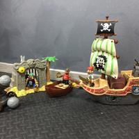 Set da gioco dei Pirati con personaggi