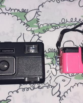 2 Mini Macchine Fotografiche Fotocamere Vintage