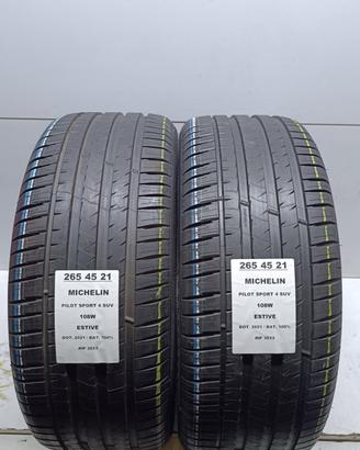 2 GOMME 265 45 21 MICHELIN NUOVE RIF3513