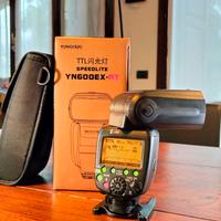 Flash a slitta Yongnuo YN600EX-RT per Canon