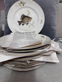 Piatti  d’epoca in porcellana johann seltmann voh