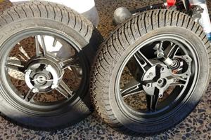ruote complete minimoto pitbike motard