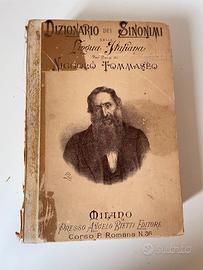 Libro antico "Dizionario dei Sinonimi" 1910