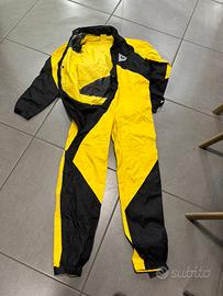 Tuta antipioggia Dainese Gialla e Nera