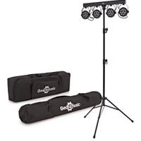 luci dj + stativo + borse