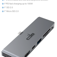 Tablet Docking Station USB-C3.0–HDMI 4K SD/MicroSD