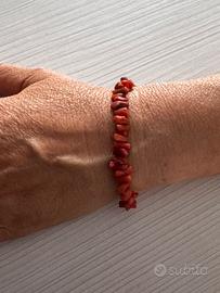Bracciale chip Corallo Sardegna