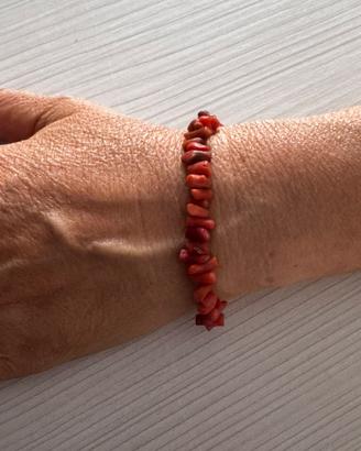 Bracciale chip Corallo Sardegna