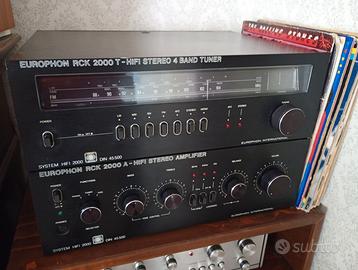 Amplificatore e Tuner Euophon