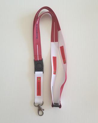Lanyard laccio porta badge Scuderia Ferrari Club 