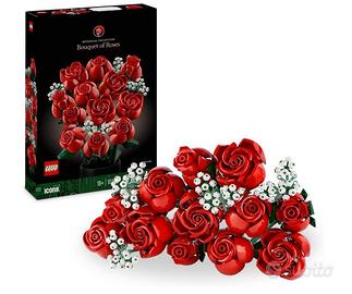 LEGO Botanicals Bouquet di Rose - Set di Fiori Fin
