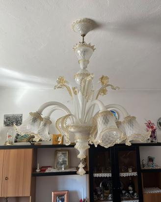 Lampadario Classico in Vetro di Murano (6 luci)