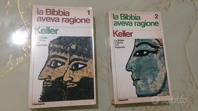 LA BIBBIA AVEVA RAGIONE vol 1e 2 Keller '69 1a ed.