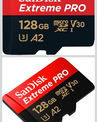SanDisk 128GB Extreme PRO scheda microSDXC