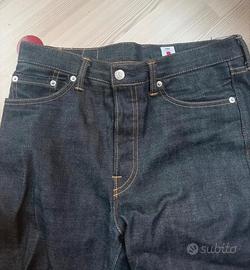 pantaloni raw denim edwin