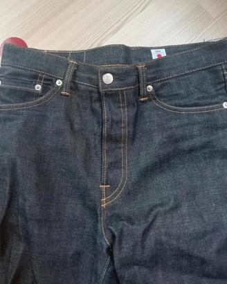 pantaloni raw denim edwin
